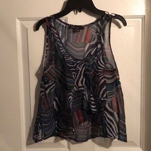 Royal love printed crop top